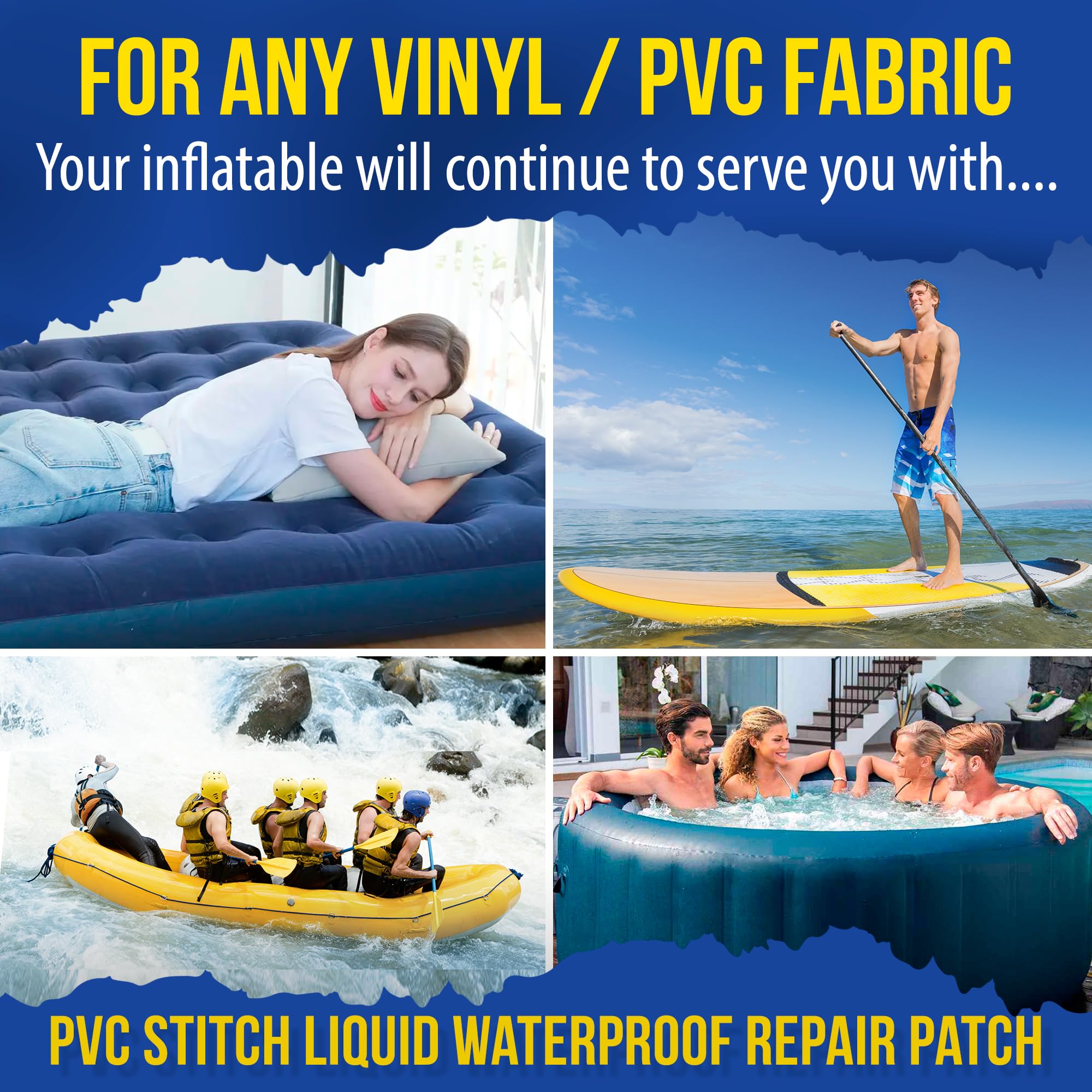 PVC Stitch glue delivers UV resistance for outdoor gear repairs
