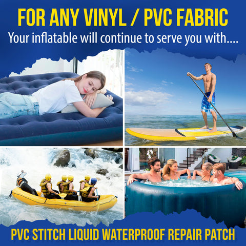 PVC Stitch glue delivers UV resistance for outdoor gear repairs
