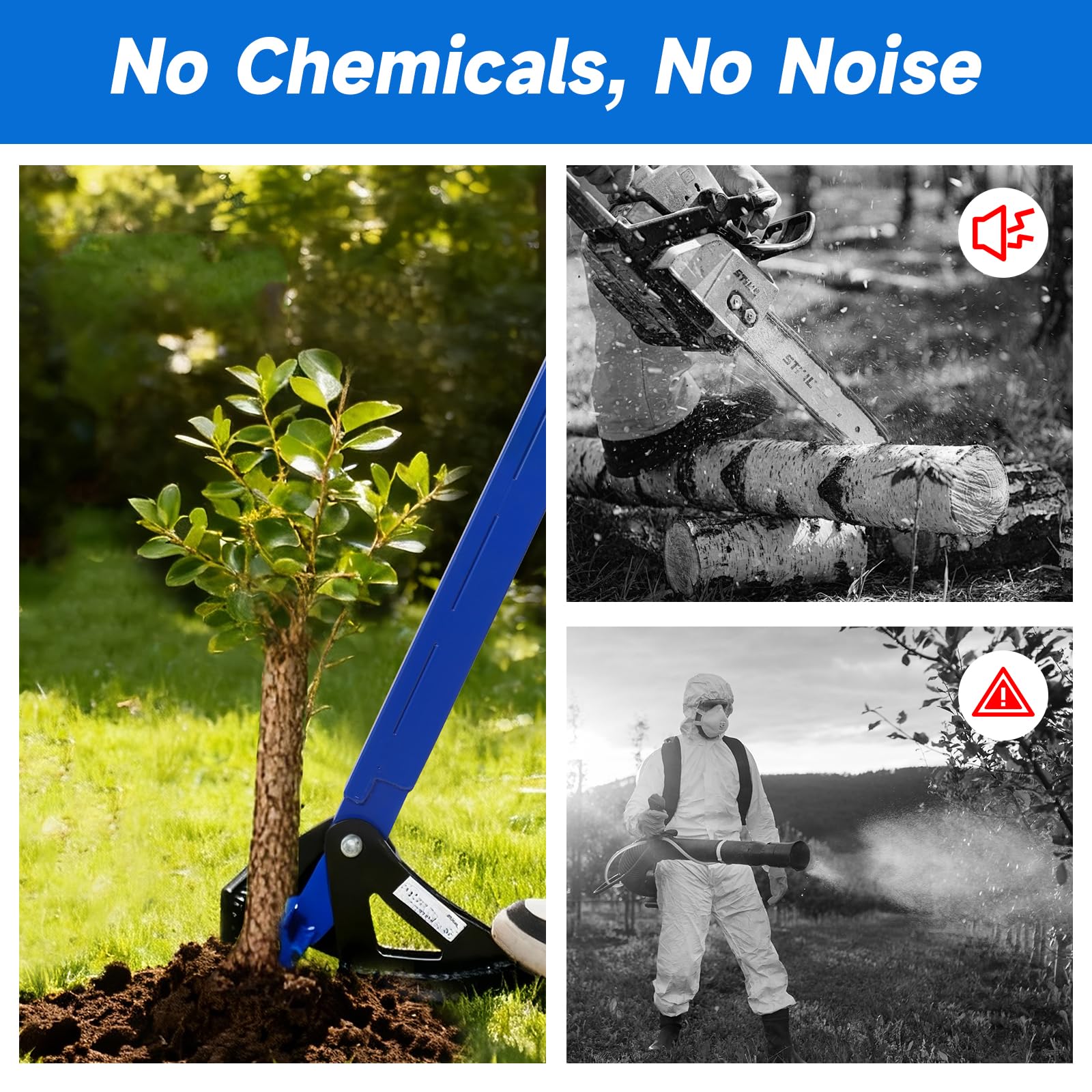Pvirbravoo Sapling Puller Tool eco-friendly, chemical-free land management option.