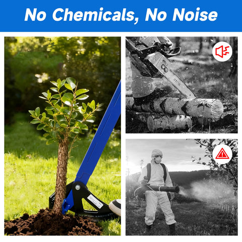 Pvirbravoo Sapling Puller Tool eco-friendly, chemical-free land management option.
