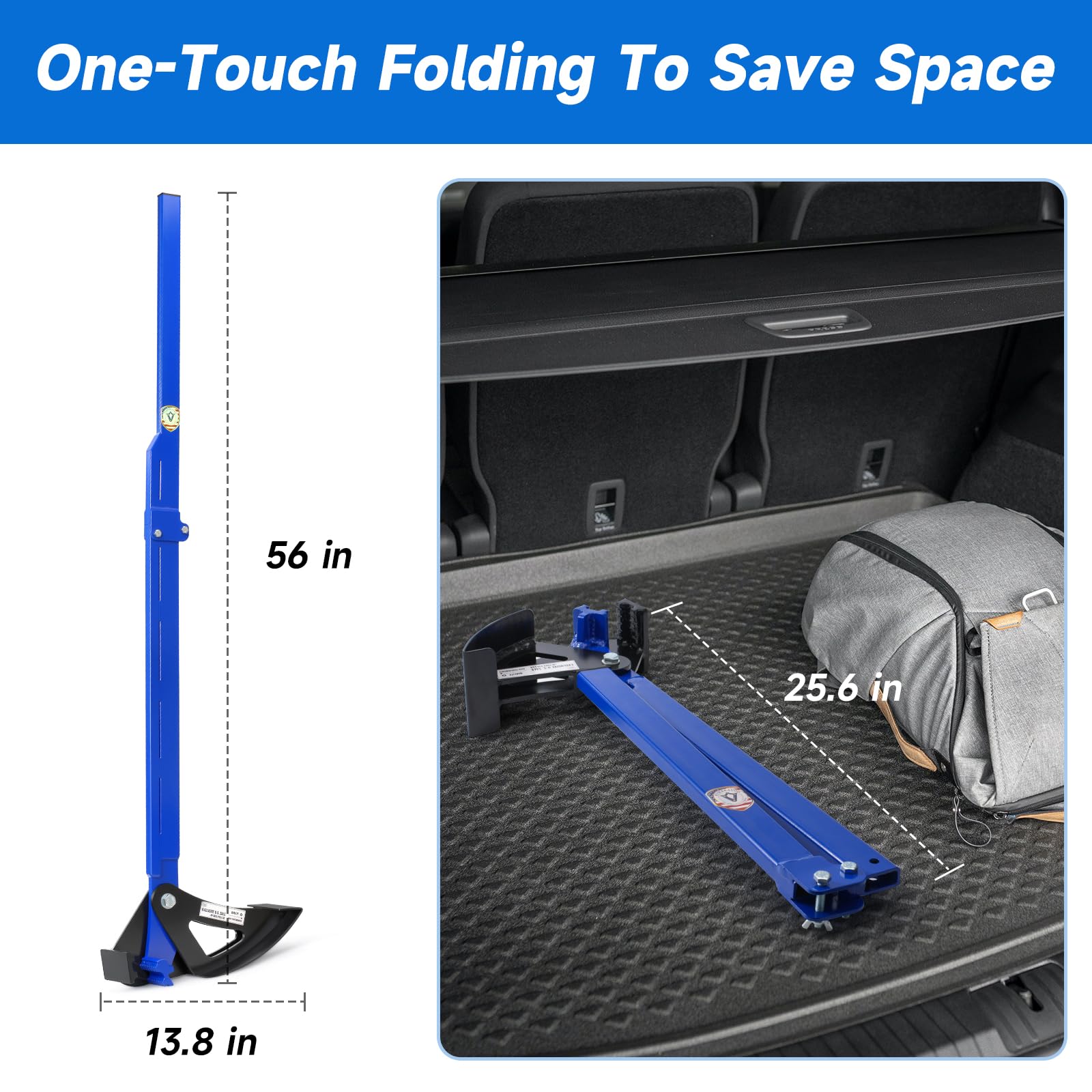 Pvirbravoo Sapling Puller Tool foot pedal lever eases pulling.