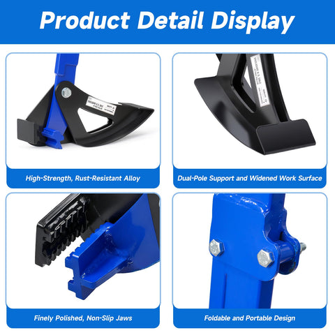 Pvirbravoo Sapling Puller Tool in-use in garden removes saplings efficiently.