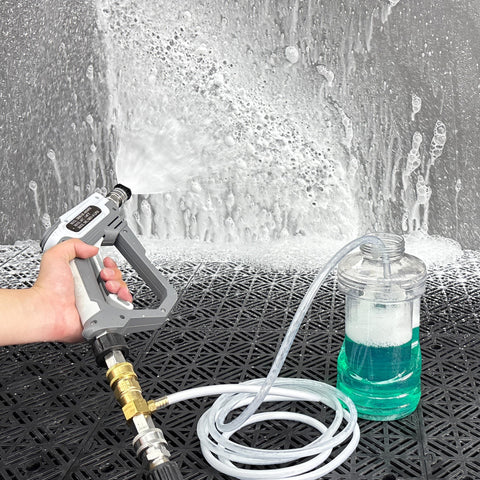 PWACCS 10 ft siphon hose enables separate detergent sourcing.