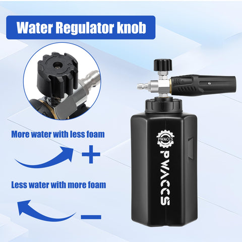 PWACCS big mouth design provides easy filling and refilling for faster prep.