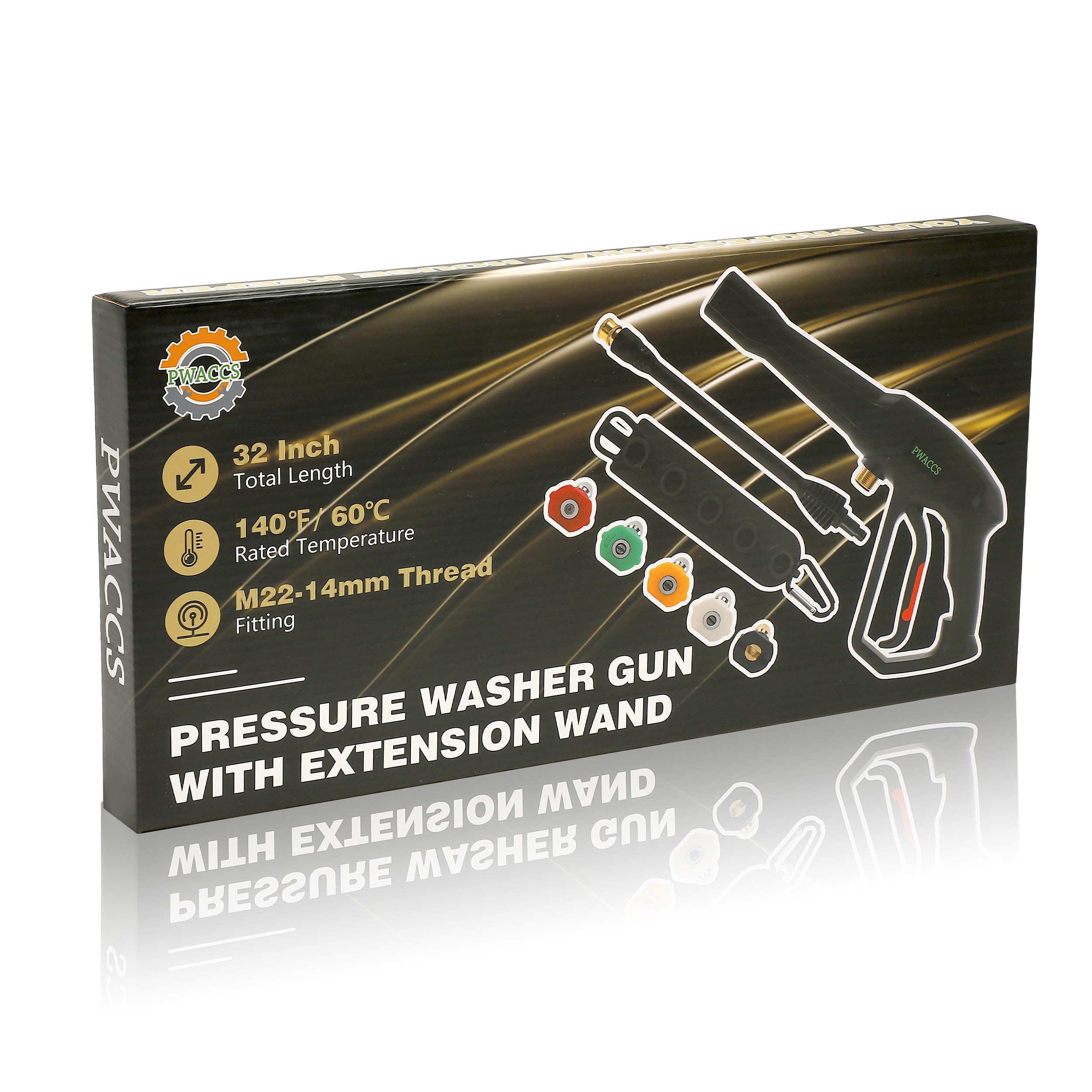 PWACCS compatible with Ryobi, Karcher, and Green Works for versatile power washing.