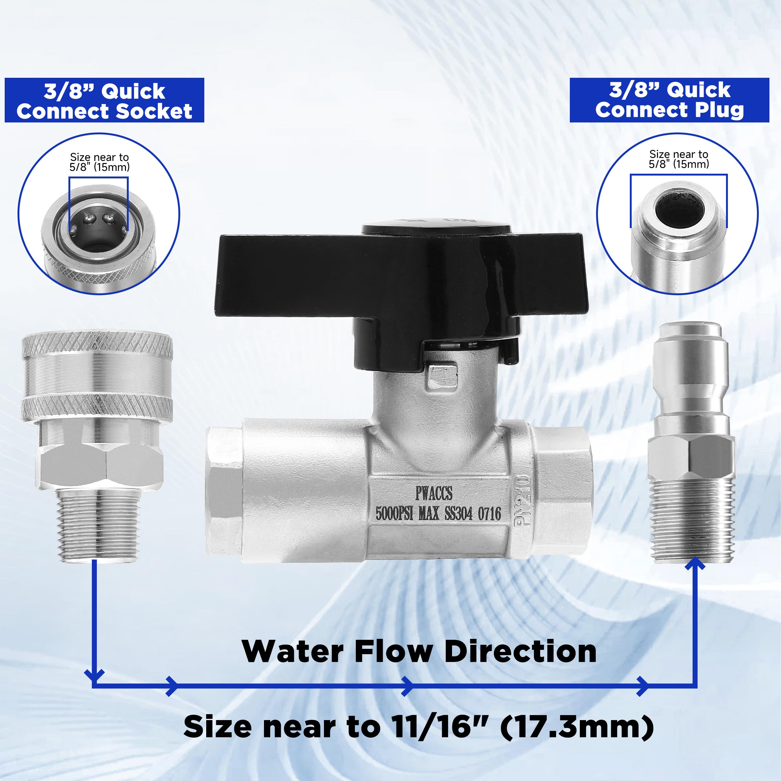 PWACCS valve helps homeowners and pros workflow faster on driveways and vehicles.