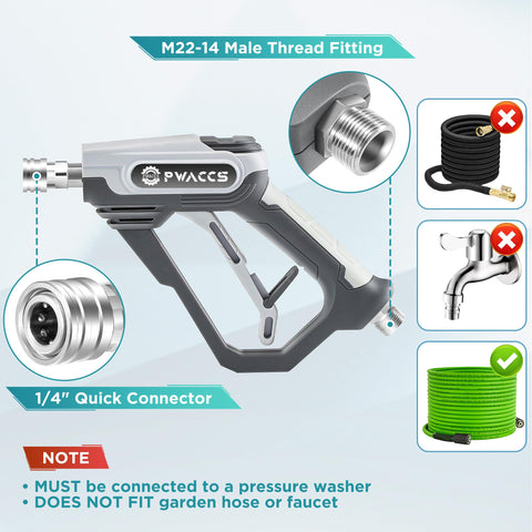 PWACCS 1.5-liter foam cannon extends cleaning sessions.