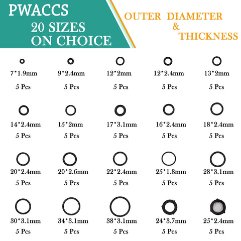 PWACCS O-Ring Kit nozzle seal ensures tight spray performance