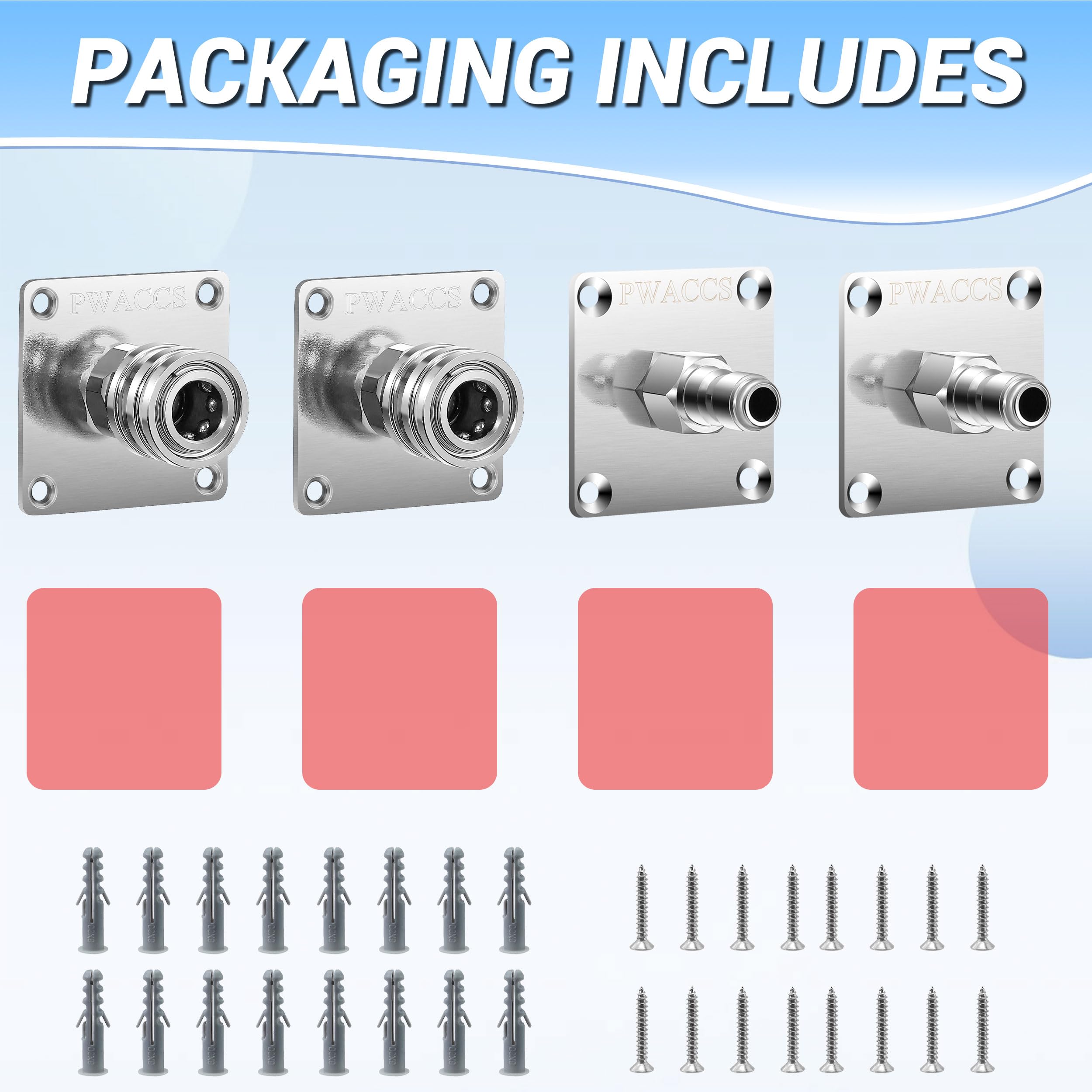 PWACCS quick-connect 1/4-inch compatibility for versatile cleaning setups