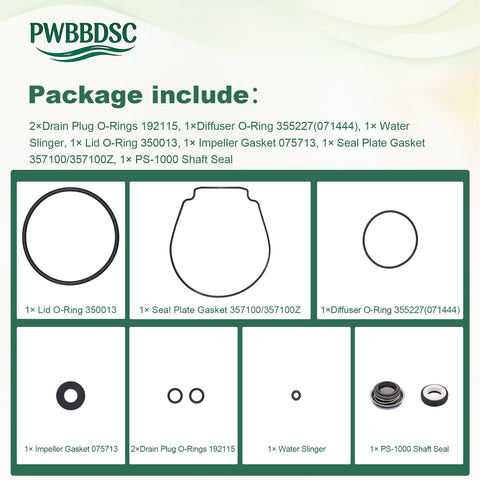 PWBBDSC black seal plate gasket provides a tight, leak-free seal