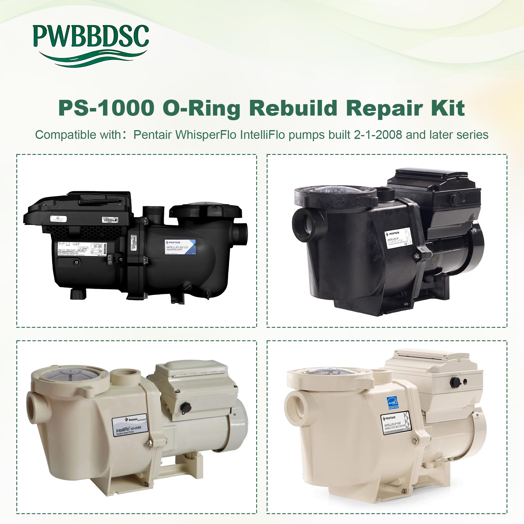 PWBBDSC water slinger supports steady water flow and reduces seal stress