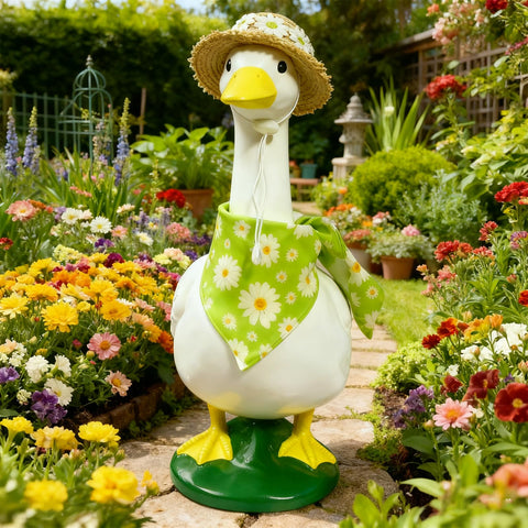 Pwefopessc versatile garden decor for geese and statues
