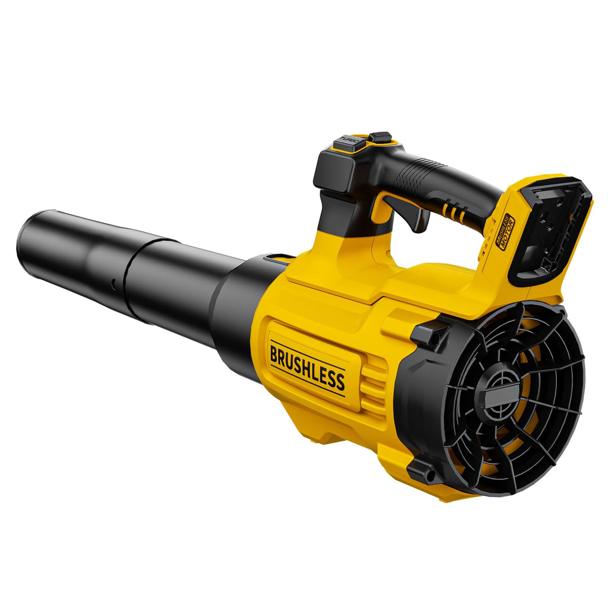 PWOKVEC 20V leaf blower turbo boost in action clearing leaves