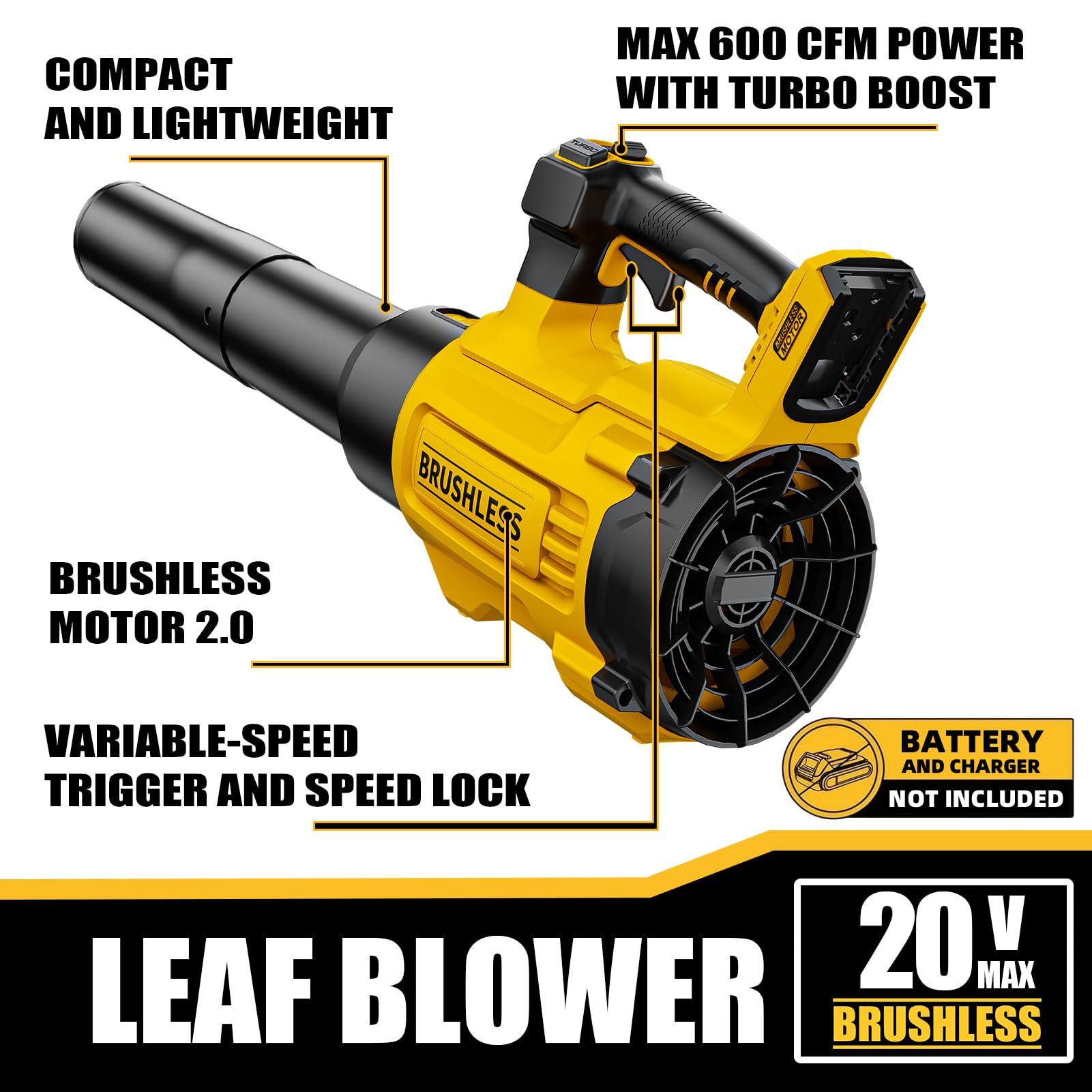 PWOKVEC brushless 2.0 motor delivers efficient airflow