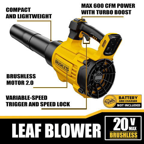PWOKVEC brushless 2.0 motor delivers efficient airflow