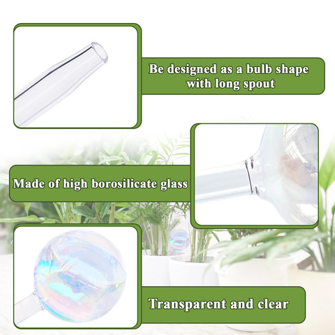 Pynqdfu auto-watering globes ideal for hanging baskets and patios