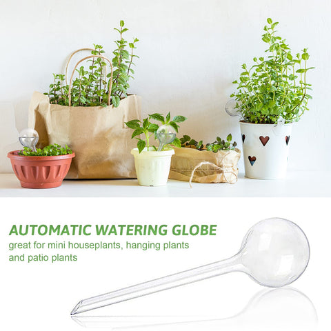 Pynqdfu automatic irrigation globes simplify plant care while traveling.