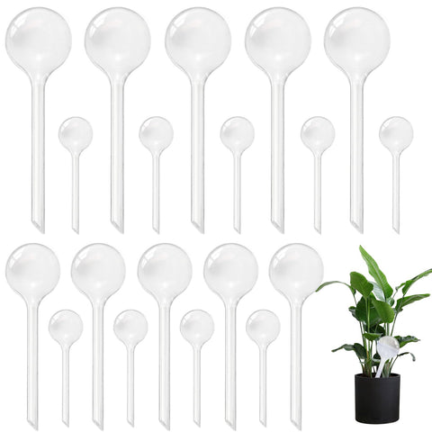 Pynqdfu clear watering globe 20-pack ready for use in home gardens