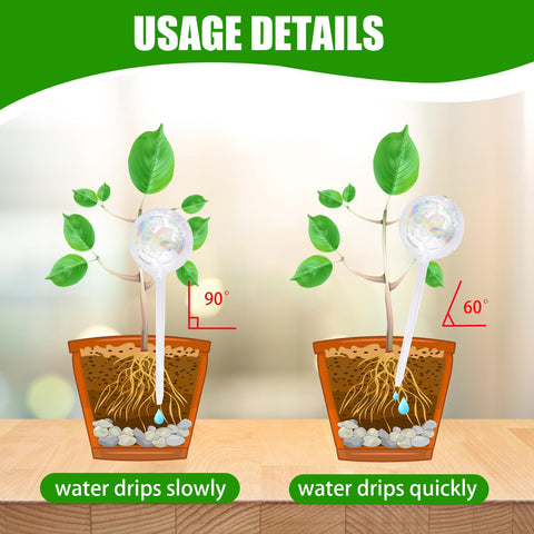 Pynqdfu indoor outdoor watering globe kit suitable for multiple spaces.
