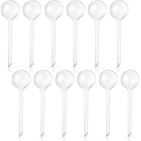 Pynqdfu self-watering bulbs with globe design providing steady hydration for plants