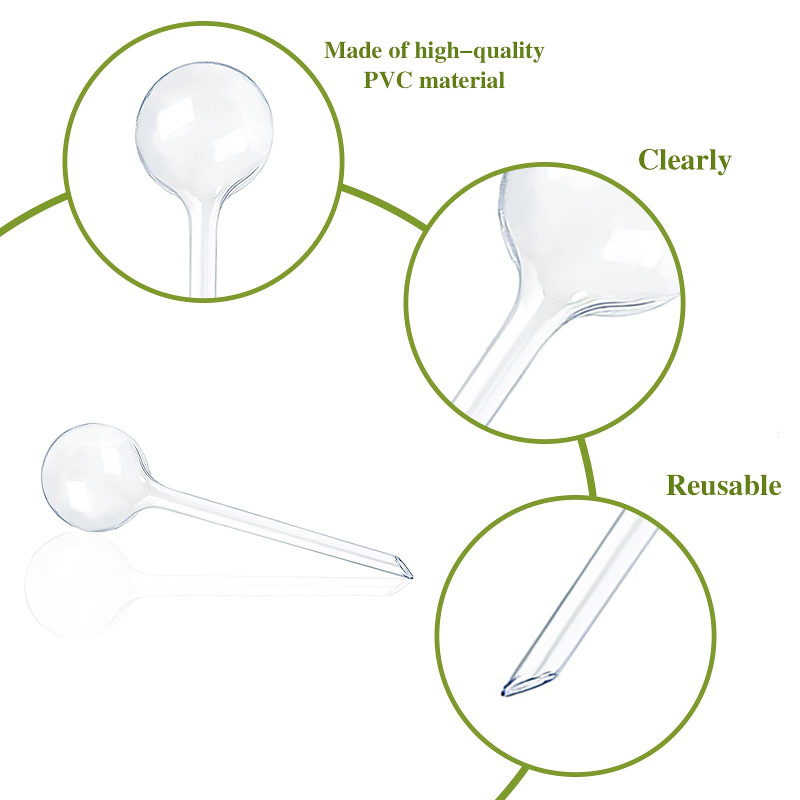 Durable reusable Pynqdfu plastic bulbs for multiple growing seasons