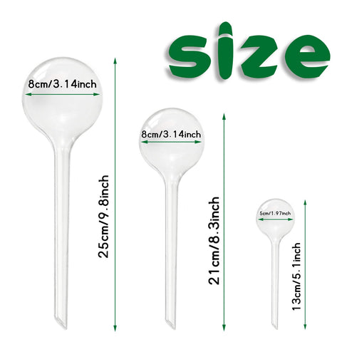 Pynqdfu self-watering bulbs inserted into soil for hands-free irrigation