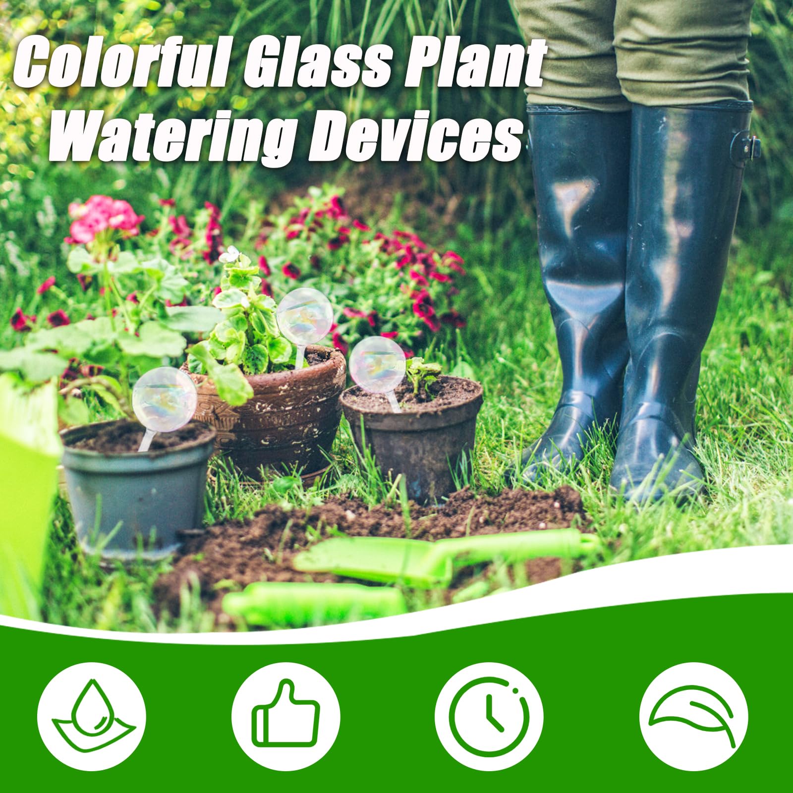 Pynqdfu travel-friendly watering globe ready for on-the-go plant care.