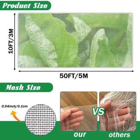 Pynqdfu ultra-fine mesh lets in water and light while deterring insects.