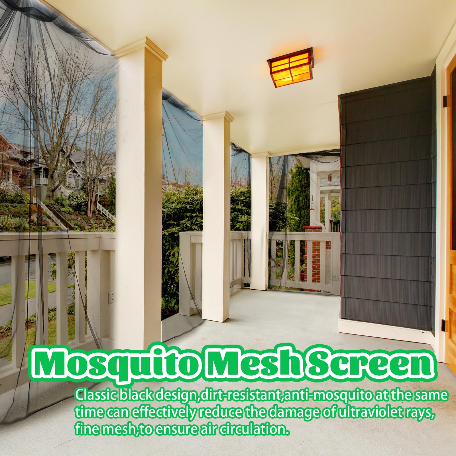 Pynqdfu UV-protection netting reduces sun damage while keeping crops ventilated.