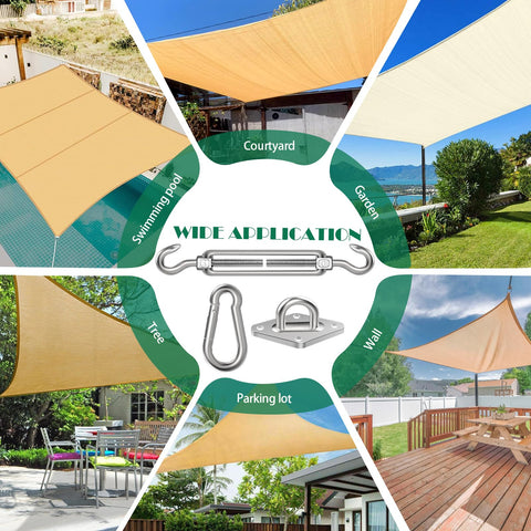 Pynsseu plastic expansions enable fast, tool-friendly mounting for shade sails