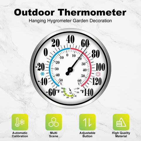 Pyntop outdoor thermometer auto-calibration eliminates batteries and maintenance
