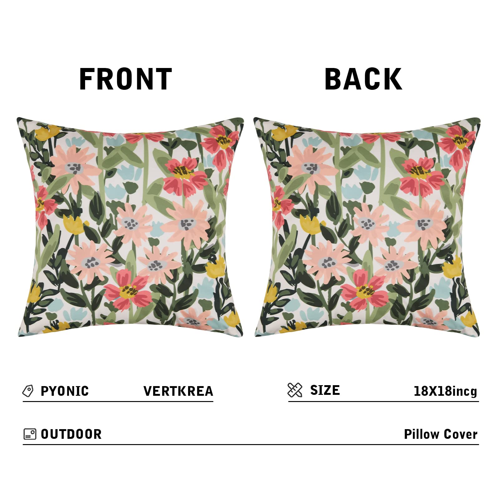 Pyonic machine washable cover offers easy care after outdoor use.