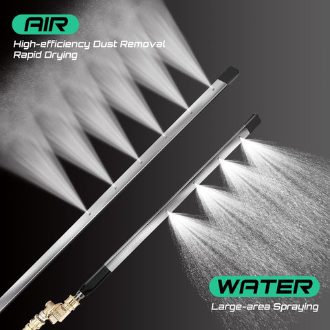 PYQPYQ radiator-cleaning-tips-kit provides 4+6 specialized nozzles for optimal cleaning.