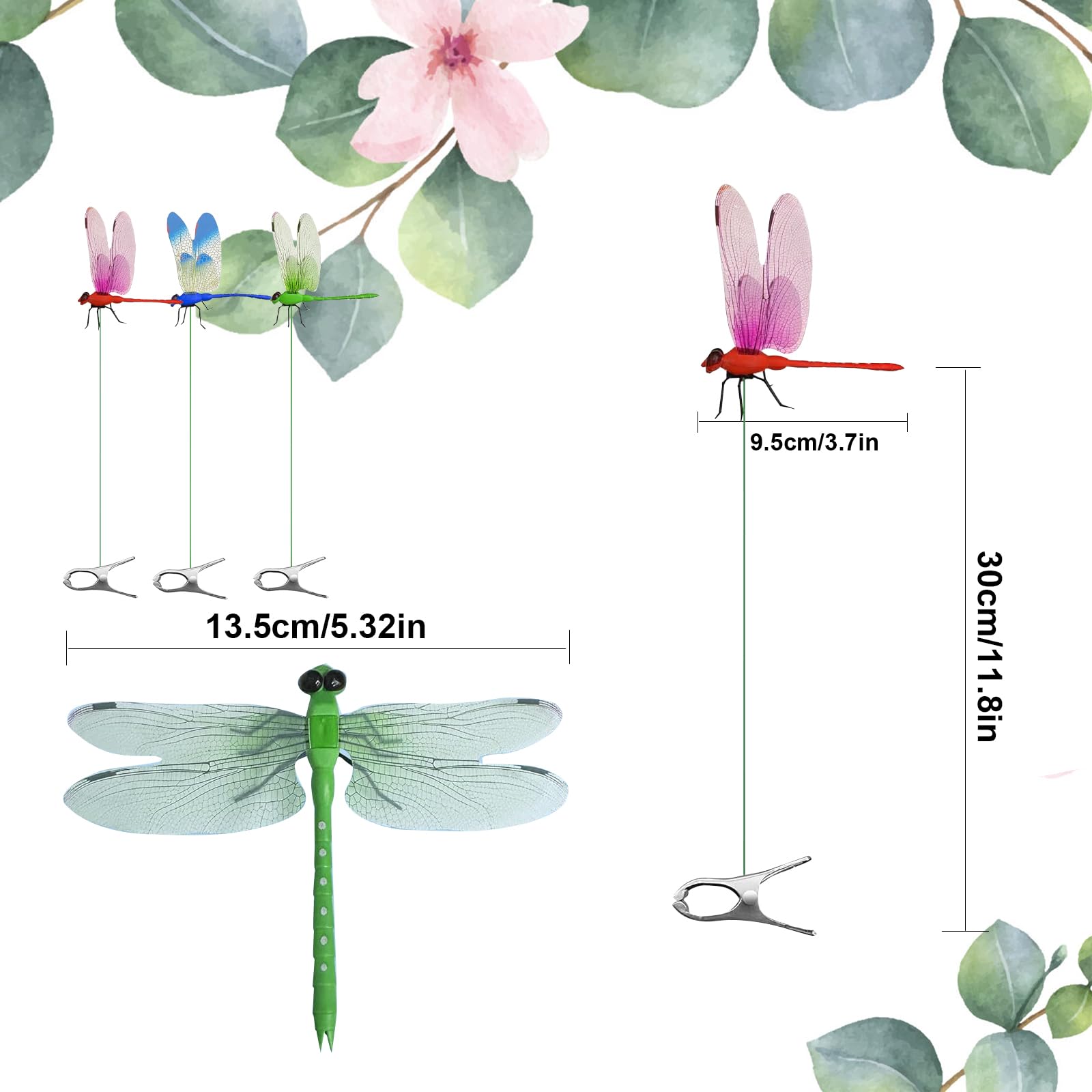 PYSUG dragonfly on pet collar adds whimsy during walks.