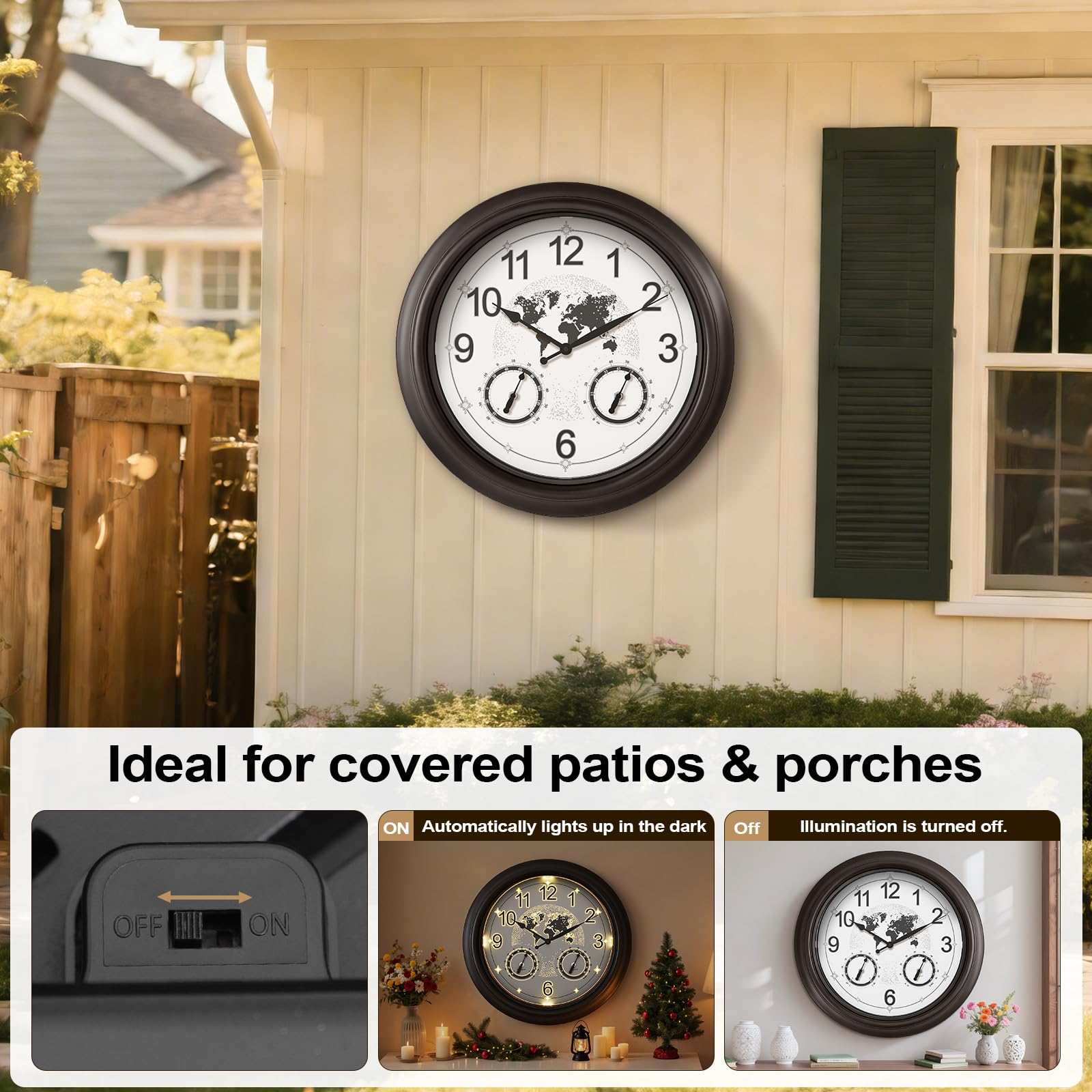 Pytha Sight thermometer and hygrometer clock providing real-time weather readings.