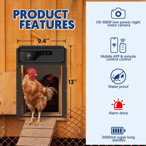 PYUNZGO 1080p night vision camera for clear night footage.