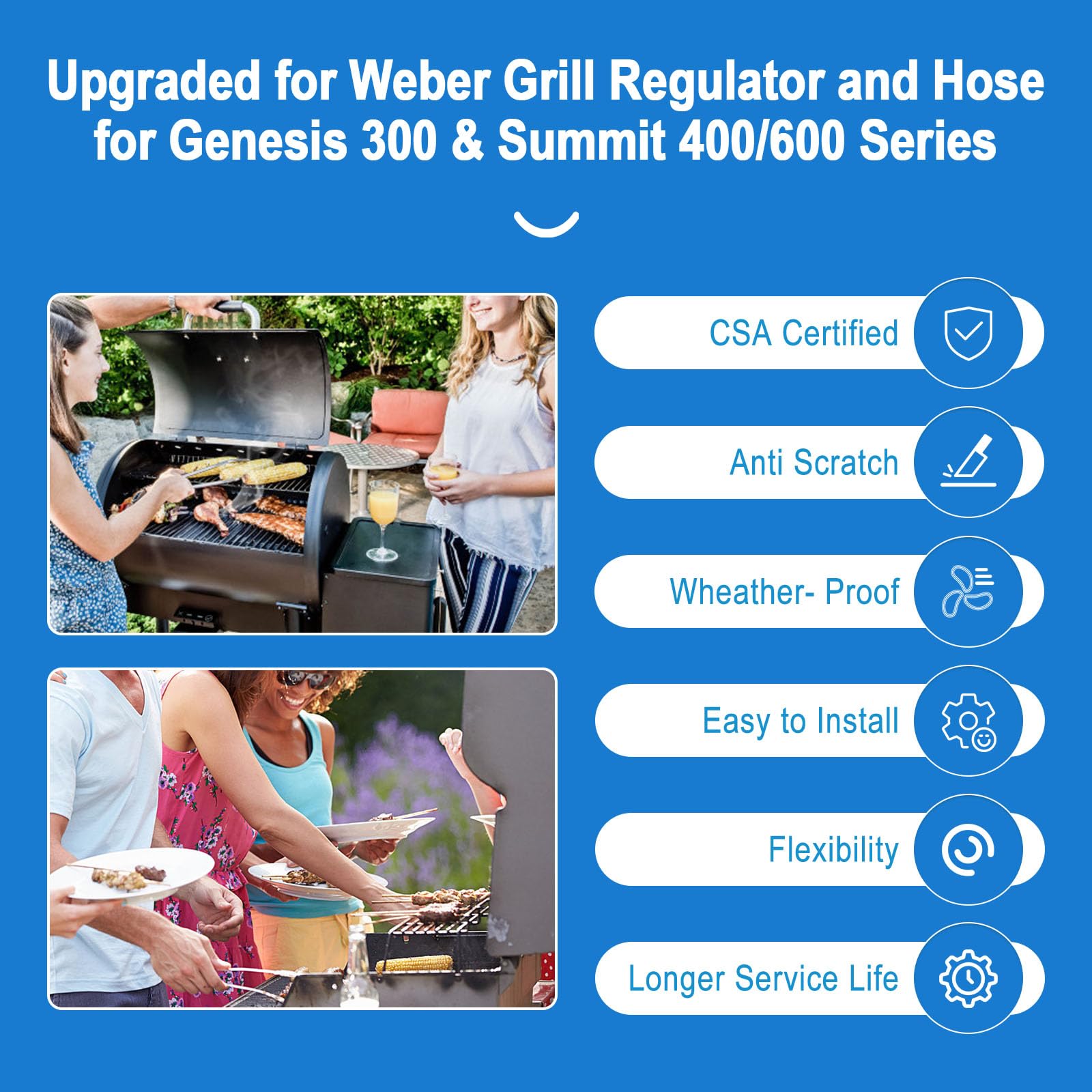 PYXGLAQ replacement parts kit restores Weber grill performance quickly