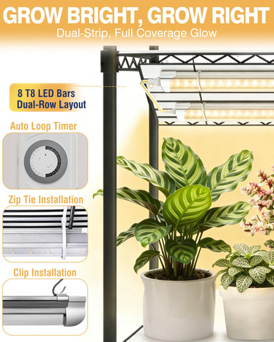 PYY Dual-row LED layout delivers even light coverage with fewer hotspots.