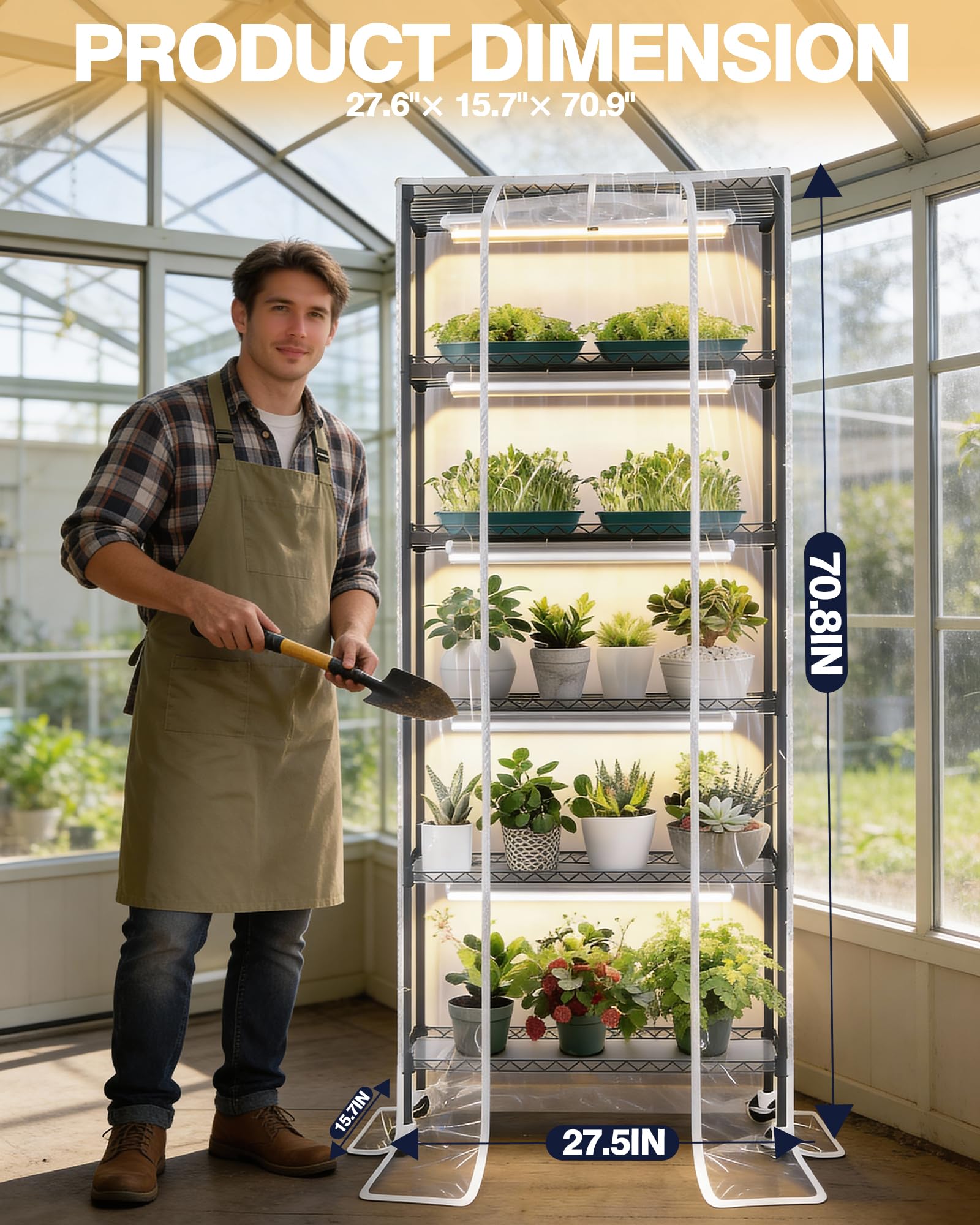 PYY Mechanical timer helps automate daily lighting for different growth phases.