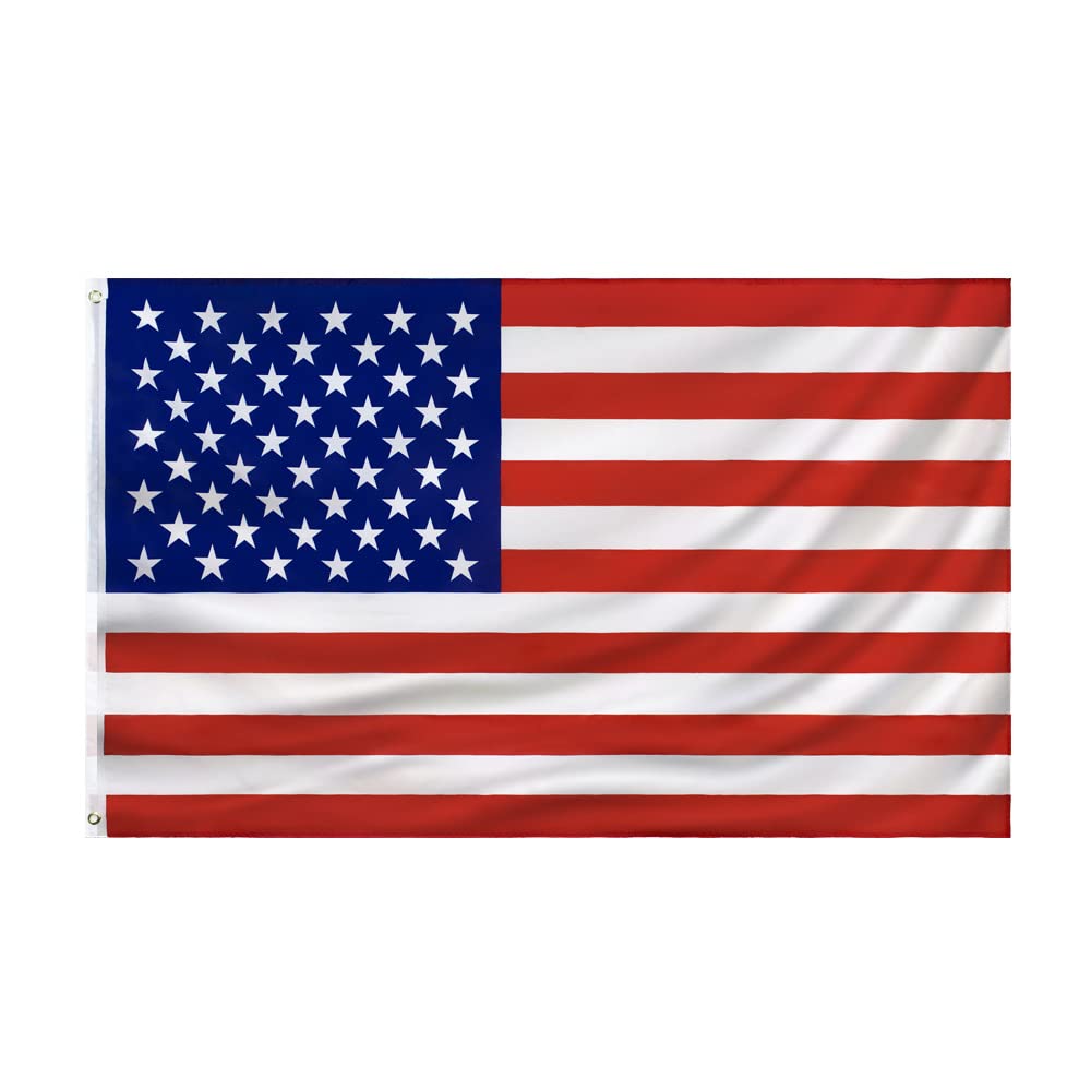 PZACHUGY American flag 3x5 ft for outdoor display with durable double stitching