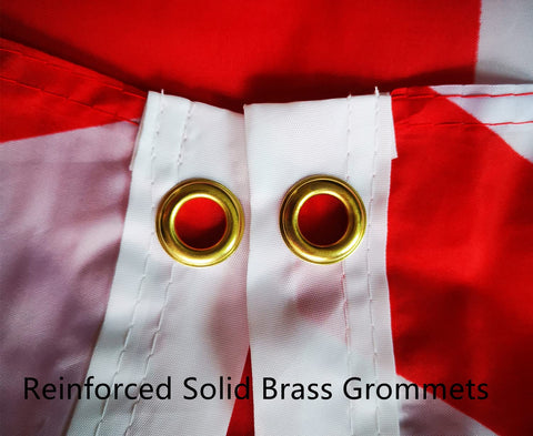 PZACHUGY flag features brass grommets for easy mounting and secure use.