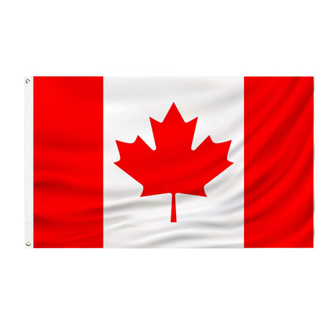PZACHUGY Canada flag 3x5 for indoor or outdoor display with vivid colors