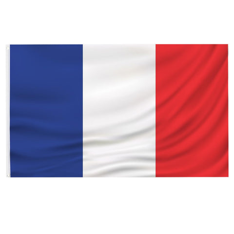 PZACHUGY France flag 3x5 ft for outdoor or indoor display.