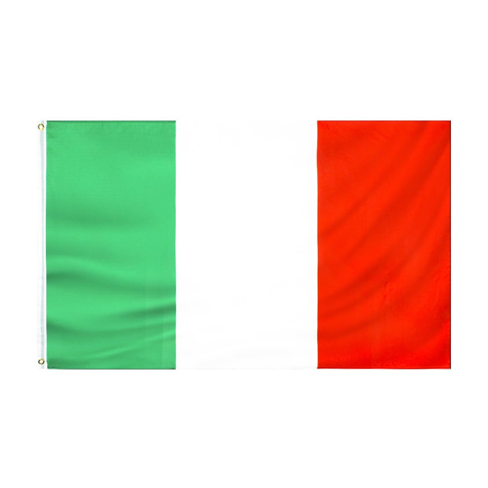PZACHUGY Italy flag 3x5ft polyester for versatile indoor or outdoor display