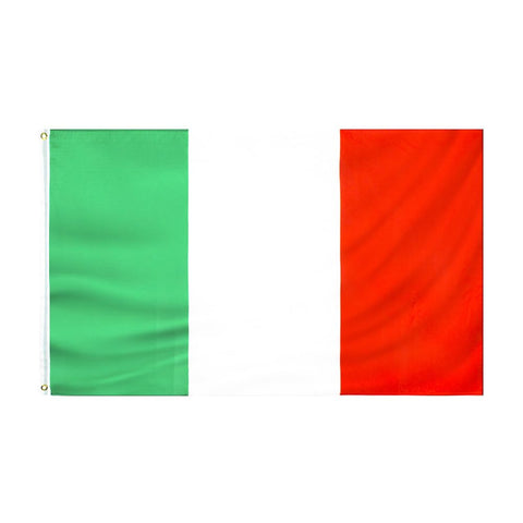 PZACHUGY Italy flag 3x5ft polyester for versatile indoor or outdoor display