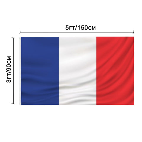 PZACHUGY polyester flag material offers lightweight durability.