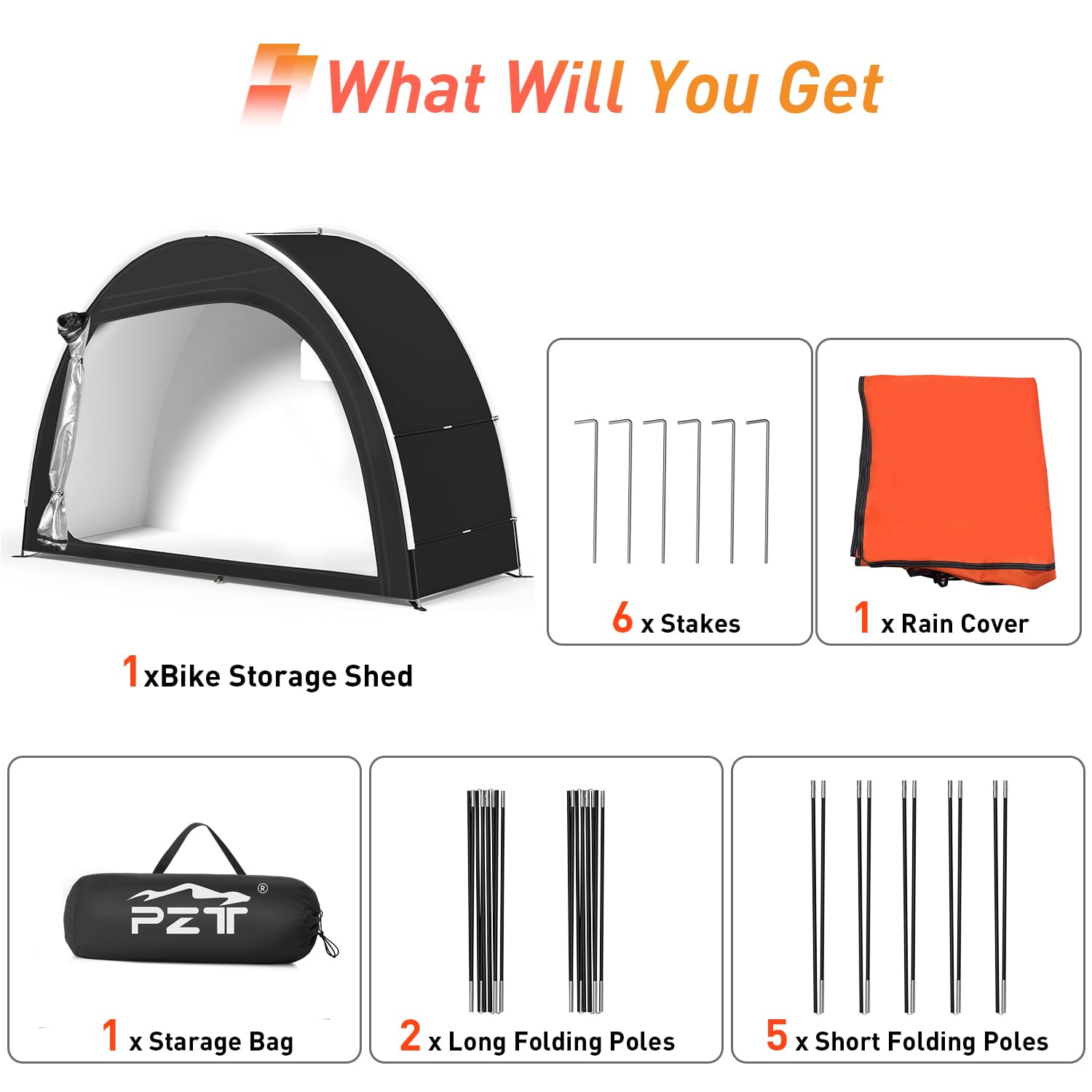 PZT Tent built with durable 210D fabric and PU4000 coating for varied conditions.