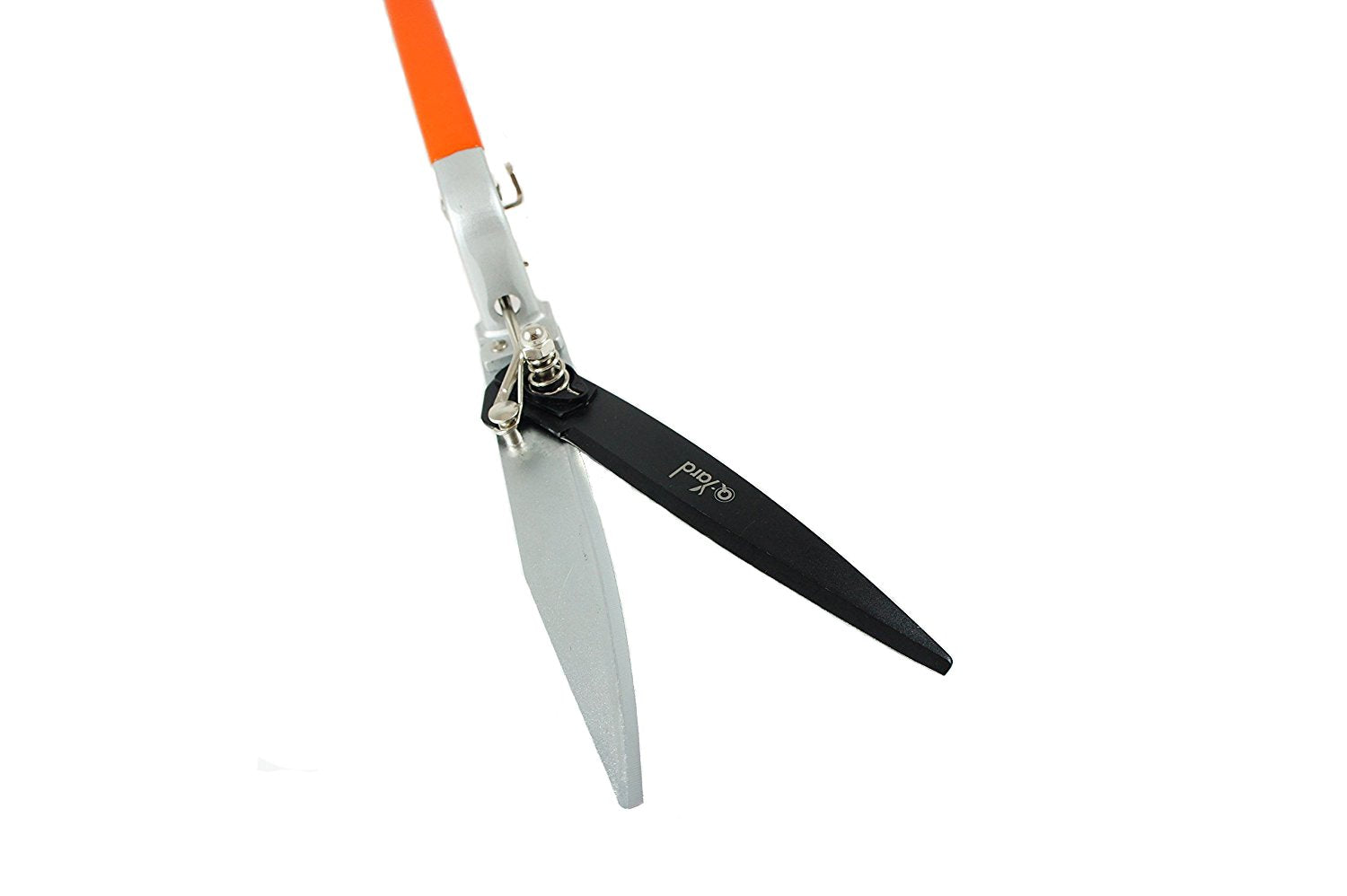 Q-yard QY-741F ergonomic grip hand pruner reduces fatigue during trimming.