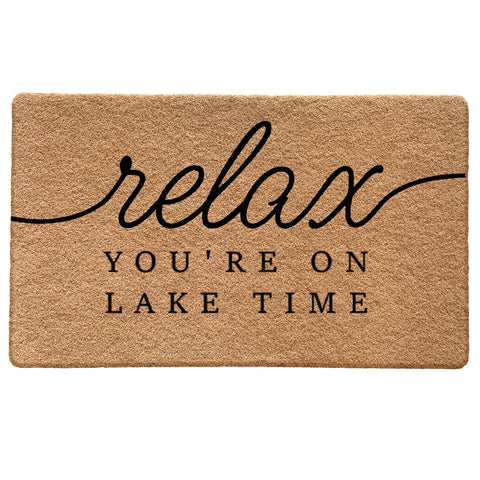 Qabliqo Lake Door Mat at the front door enhances welcome and cleanliness.