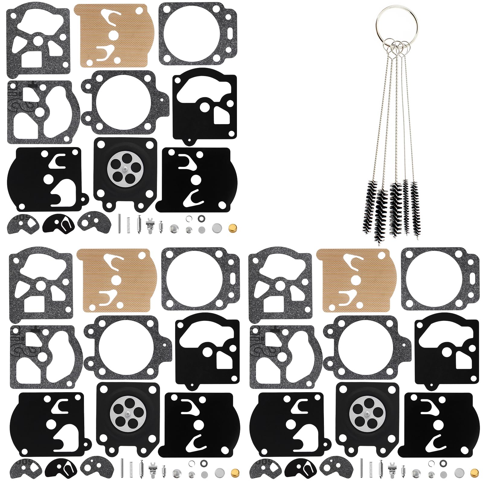 QAZAKY carburetor diaphragm kit front view for WA/WT engines